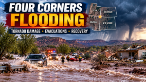 Severe Flooding and Tornado Damage Across the Four Corners Region